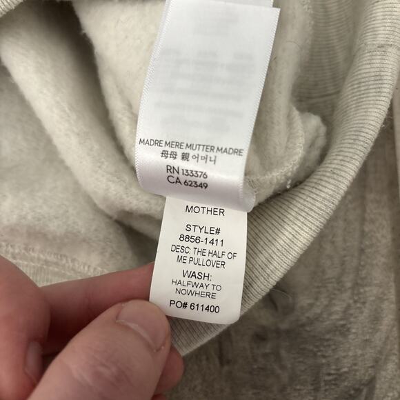 Mother The Half Of Me Fair-Isle Sweater Halfway to Nowhere Sz M Gray Brown - Picture 12 of 13